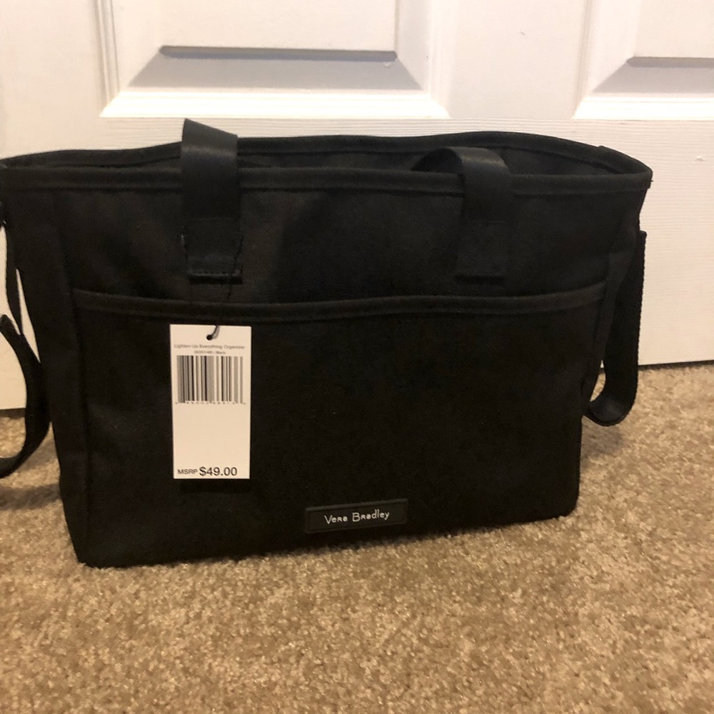 Vera Bradley nwt bag organizer black